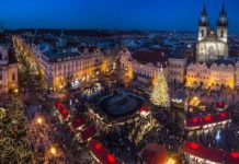 Прага, Чехия, Новый год в Европе